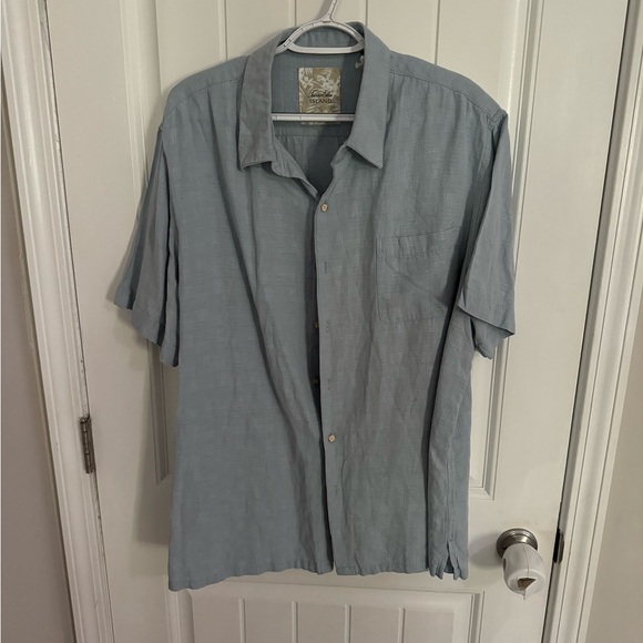 Tasso Elba island button down short sleeve shirt - Picture 1 of 3